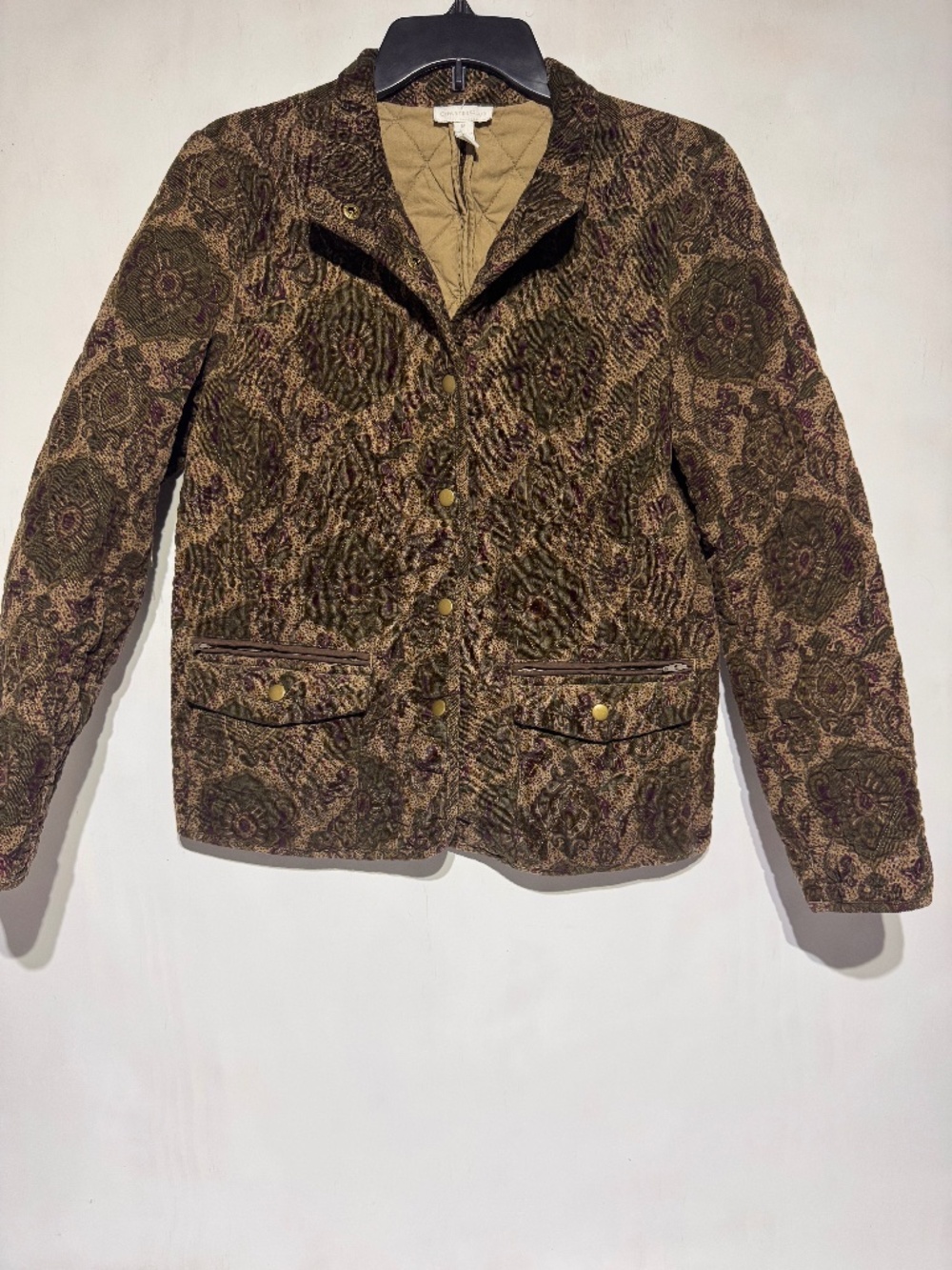 Carters Club Quilted Jacket with Fall Motifs